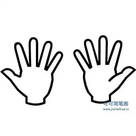 左右手的简笔画