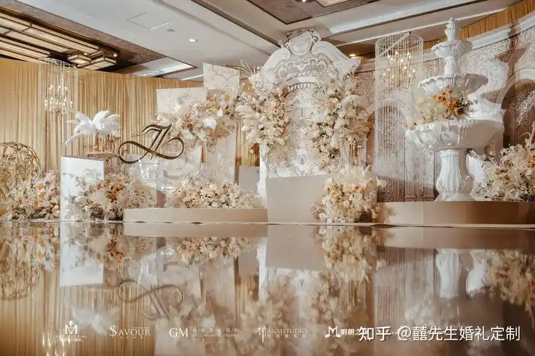 婚礼案例香槟色轻奢欧式婚礼