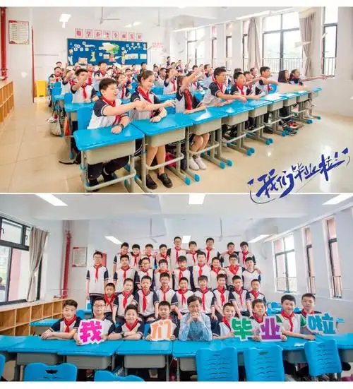 九江最美小学毕业季鹤湖六年级毕业照