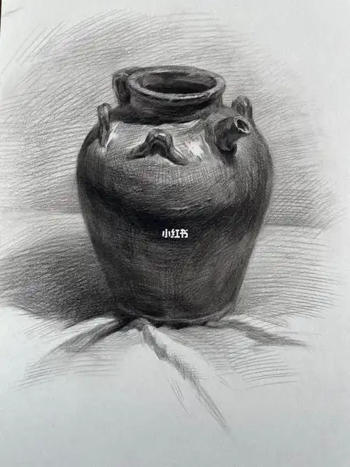 第66集素描罐子的画法