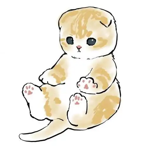 卡通头像:这么可爱的小猫,你被萌化了吗?