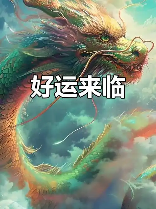 青龙腾空,好运降临