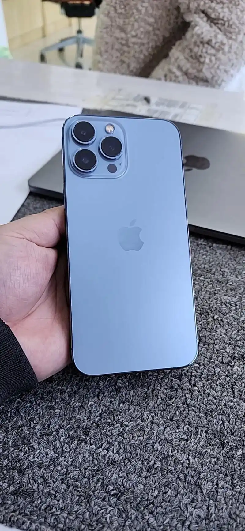 苹果13promax 128g远峰蓝.全原精品靓机 电池效率 - 抖音