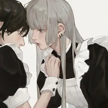 霸气黑暗动漫情侣头像