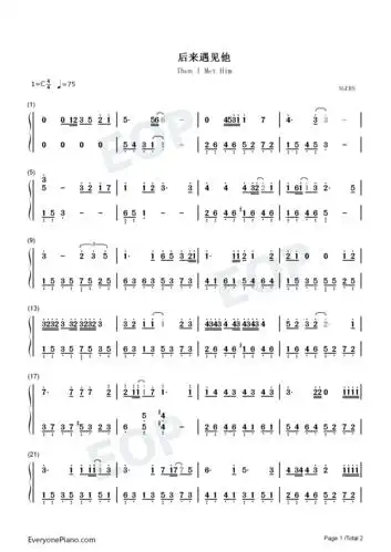 后来遇见他-简单版-陪我春秋冬夏-抖音爆火唱哭10万网友