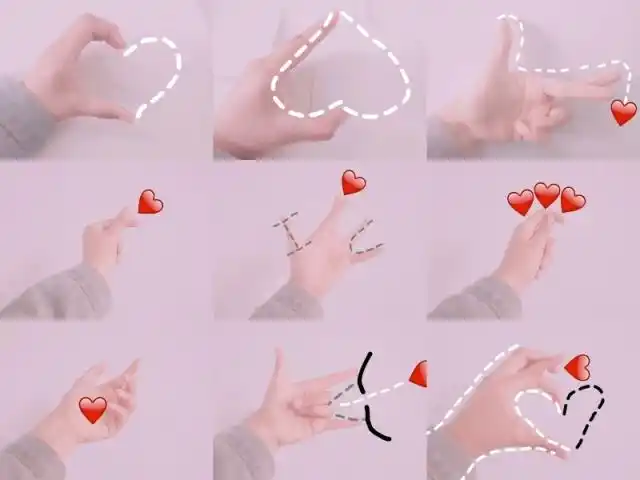 爱心手势
