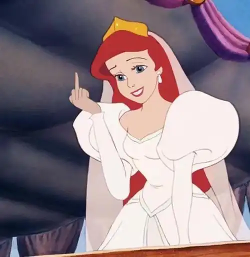 迪士尼公主头像中指