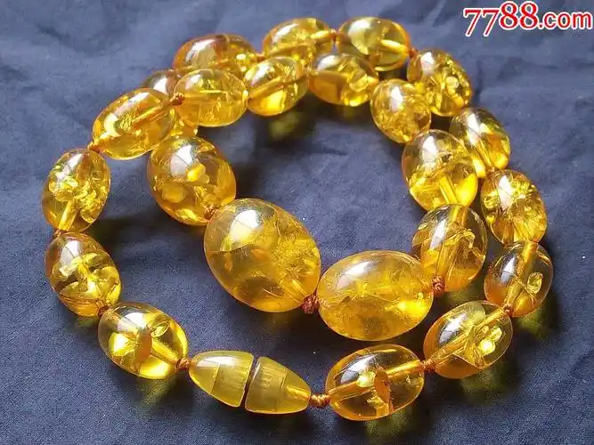 日本回流琥珀项链