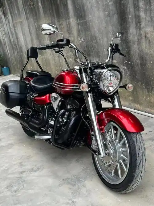 雅马哈午夜之星 重型巡航太子 1900c 经典重机车 全车完 - 抖音