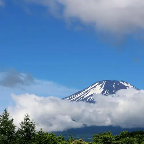 远眺富士山