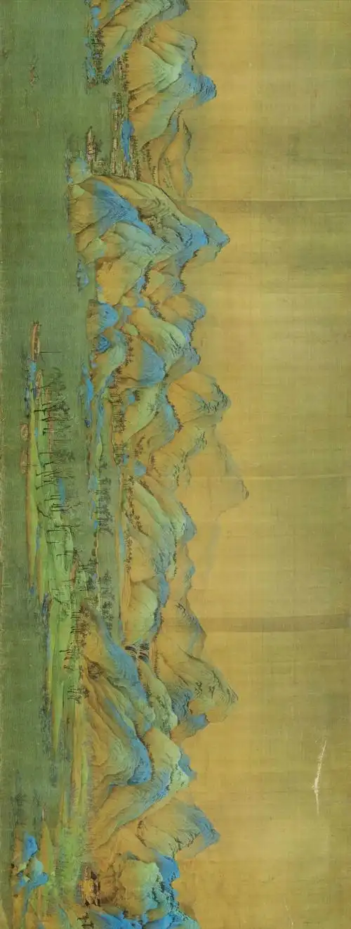 《千里江山图》中国十大传世名画之一