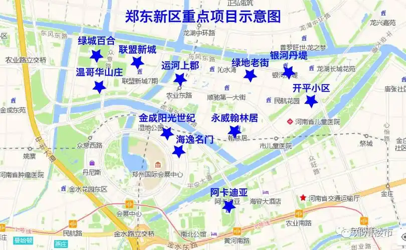 (1) 郑东新区重点项目示意图龙生九子,各有不同.