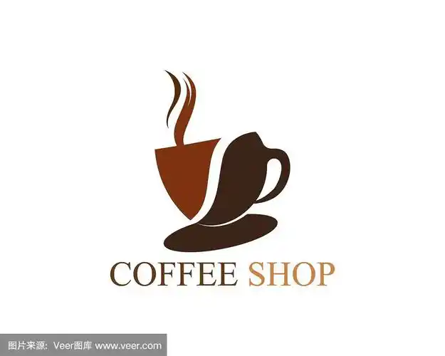 咖啡杯logo模板