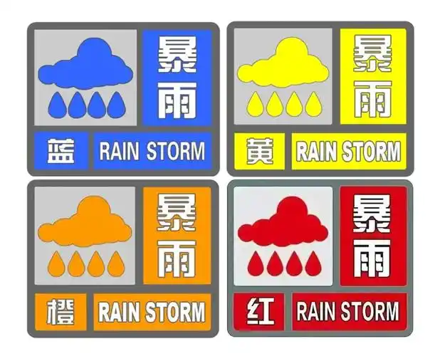 暴雨预警信号