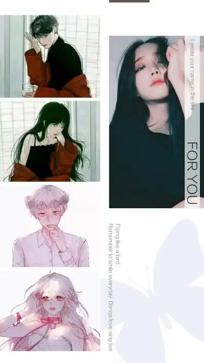 可爱 霸气 情侣 拼图