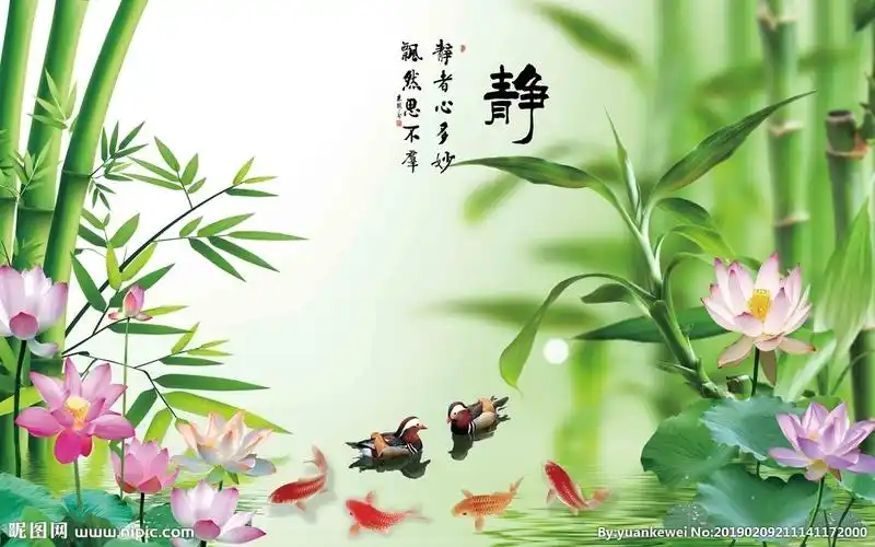 竹子背景墙图片