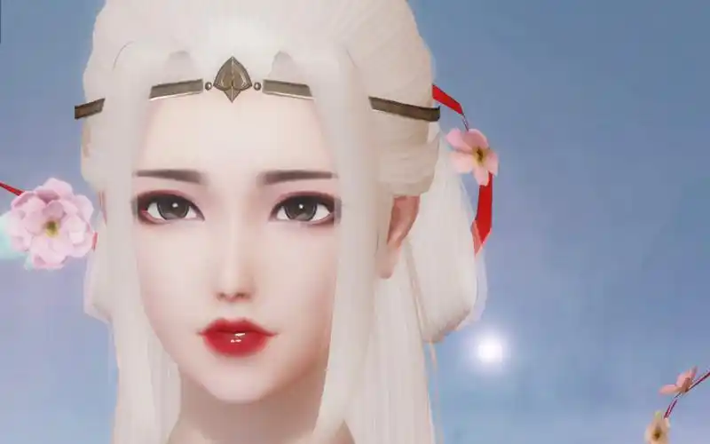 云烟浮生为卿歌捏脸数据女咯吱原创浓烟系美女