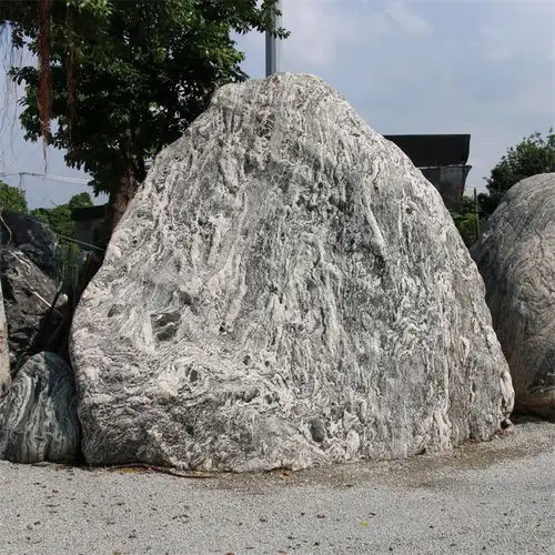 泰山园林景观石贵州遵义自然石门牌石安装运输风景石