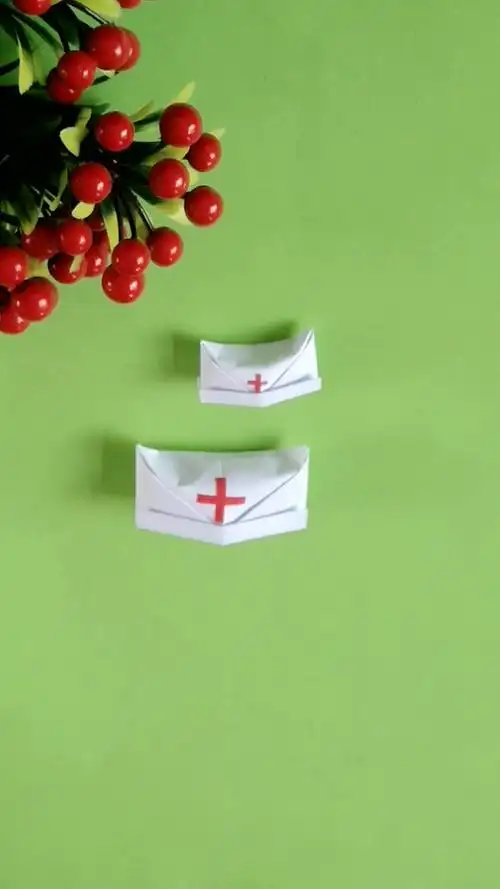 可爱的护士帽折纸怎么做