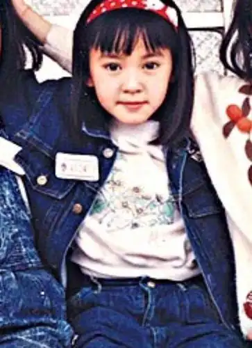 陈乔恩小时候就是男生相啊,陈意涵30年脸都没变过!