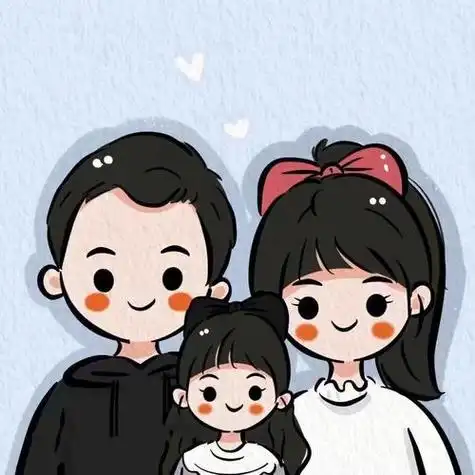 一家三口卡通头像唯美卡通共1页1条记录布阁拉(www.bugela.