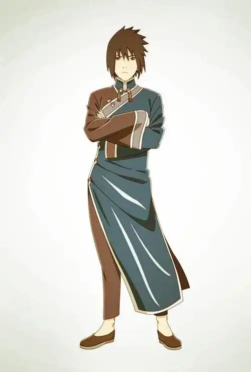 当火影忍者人物穿上中国风的衣服,火影忍者,中国风篇!