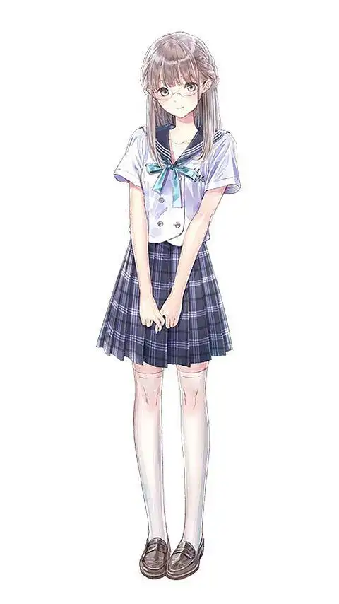 二次元动漫校服美女