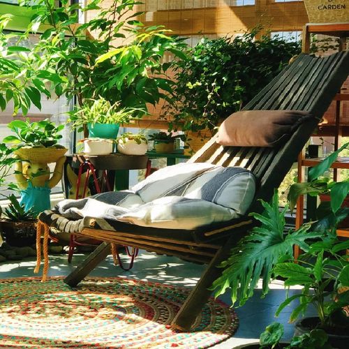 现代简约实木网红椅民宿家具休闲山庄农场阳台躺椅折叠设计木棍椅