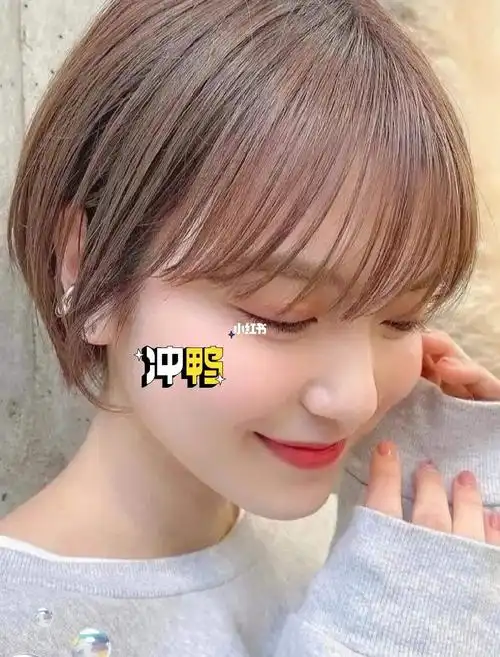 圆脸小个子适合的短发,圆脸适合的短发超短-图片大观-奇异网