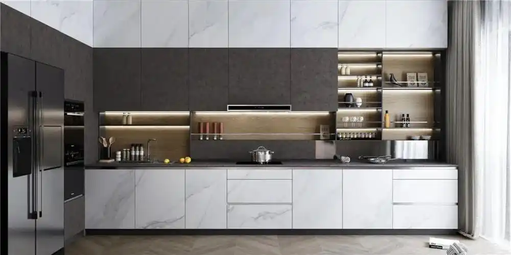 威尔斯岩板丨4大严选标准加码高端新型岩板材料