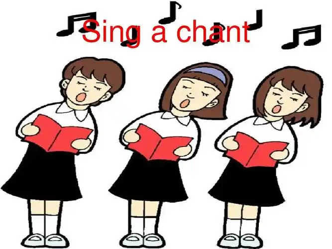 sing   chant