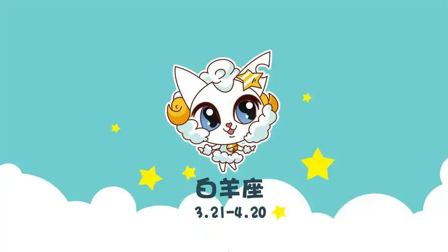 十二星座可爱卡通图片电脑桌面壁纸