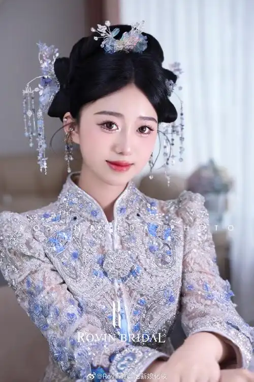 新娘#  3138353237 353132373435|中式造型