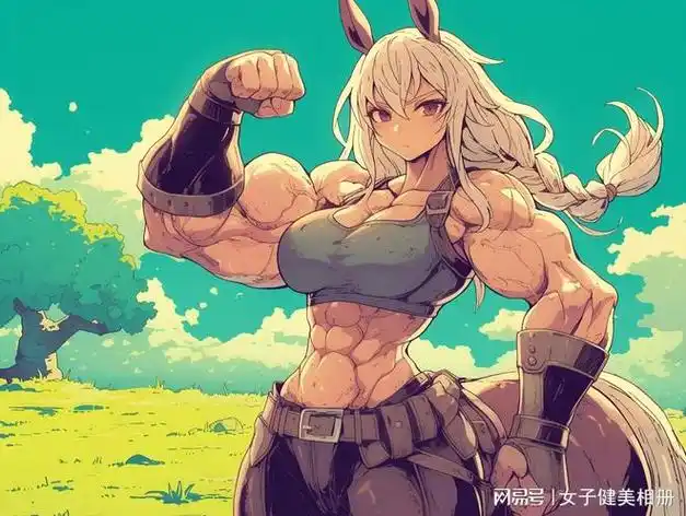 味道纯正的肌肉女漫画!原汁原味的高质量优秀艺术品!