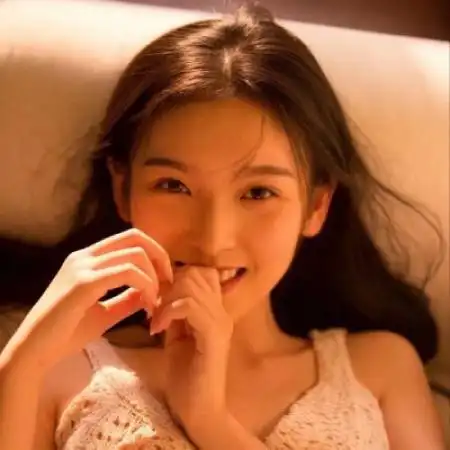 橘色系头像女女生头像橘色系列图片