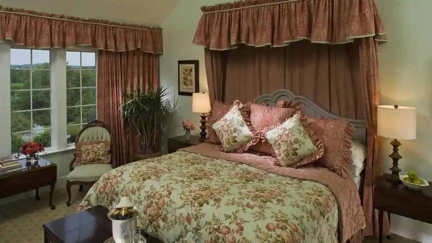 卧室,房子,床,被子,室内设计 壁纸 - 1920x1080