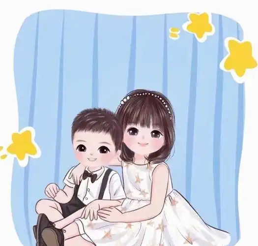 兄妹图片可爱卡通头像