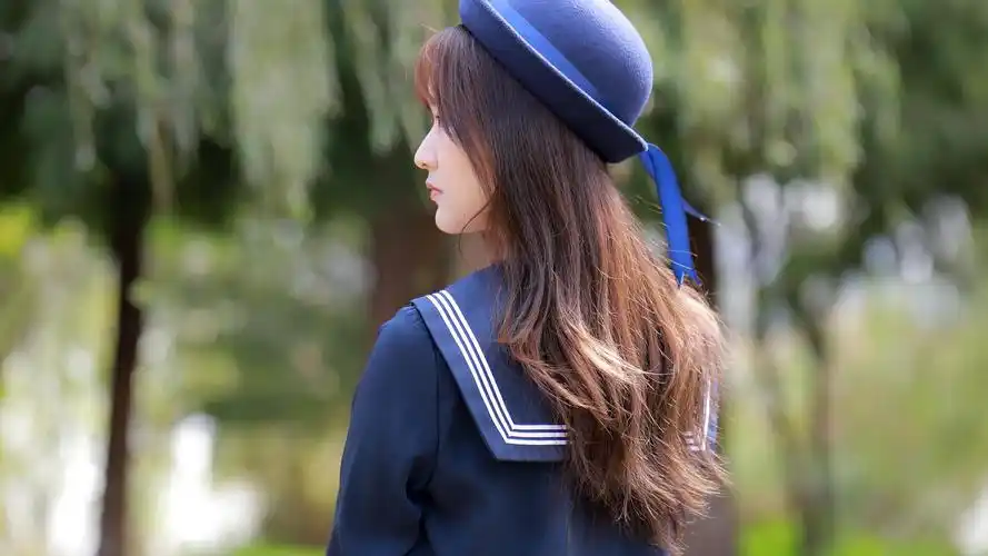 水手服少女迷人写真,清纯-美女图片