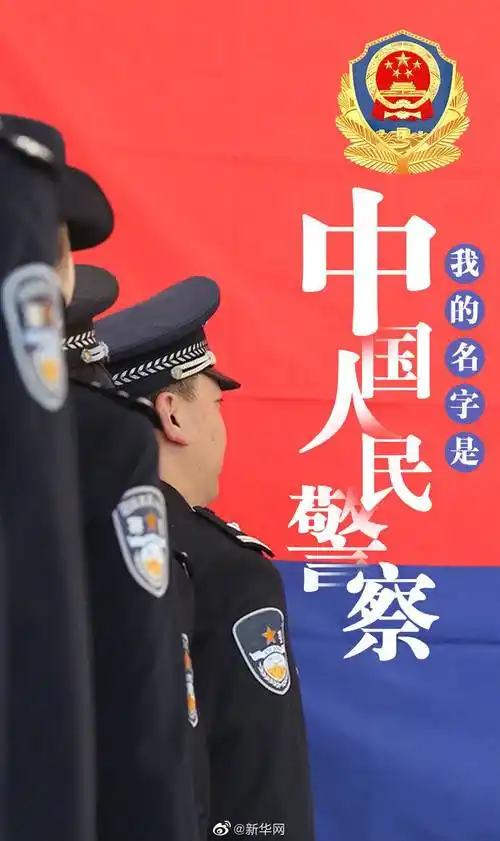我的名字是中国人民警察今天让我们向人民警察致敬
