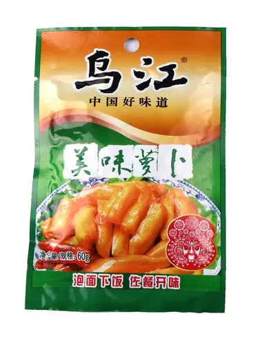 乌江 美味萝卜干 60g 酥爽可口 佐餐小料 下饭煮汤 一箱100袋