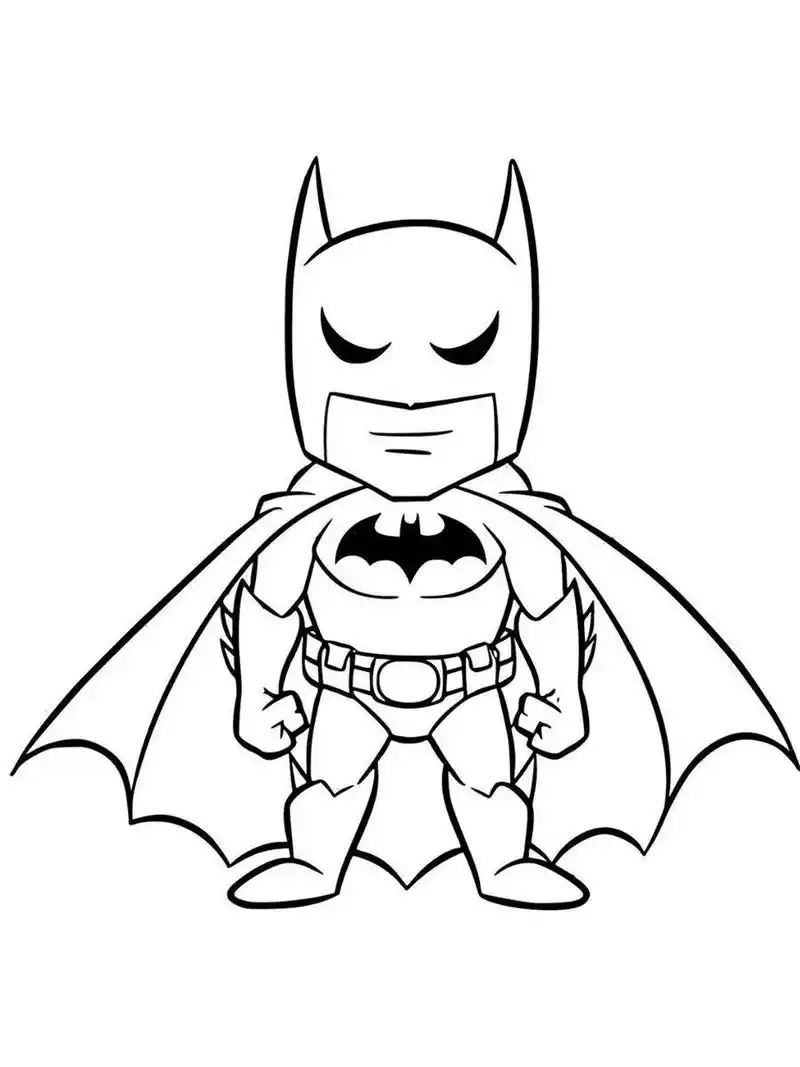 涂色分享96 | 蝙蝠侠来袭!