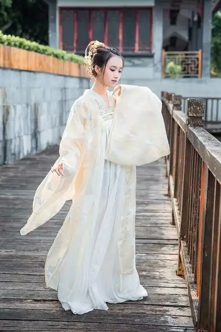 春秋古装汉服女荣姬齐胸襦裙古装服装仙女清新淡雅飘逸魏晋风古装