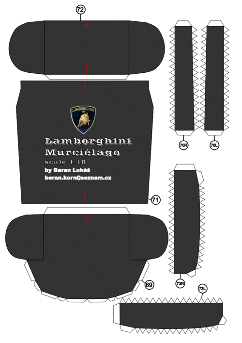超级跑车兰博基尼lamborghini_murcielago纸模图纸6.pdf