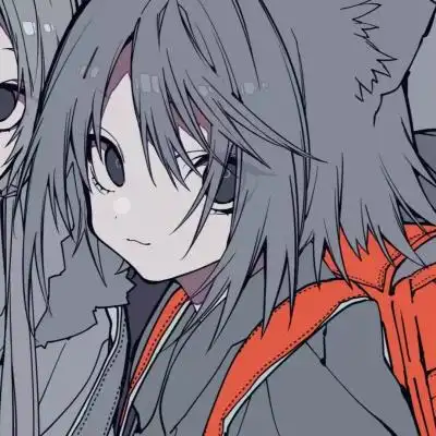 二人日系动漫可爱好看的闺蜜头像 ins风日系稀有的姐妹头像图片