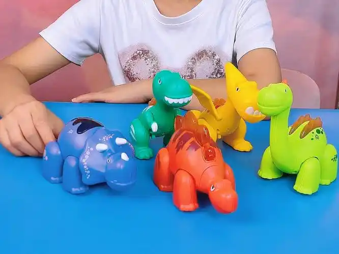 磁力拼装恐龙玩具,我来重新把它们拼起来