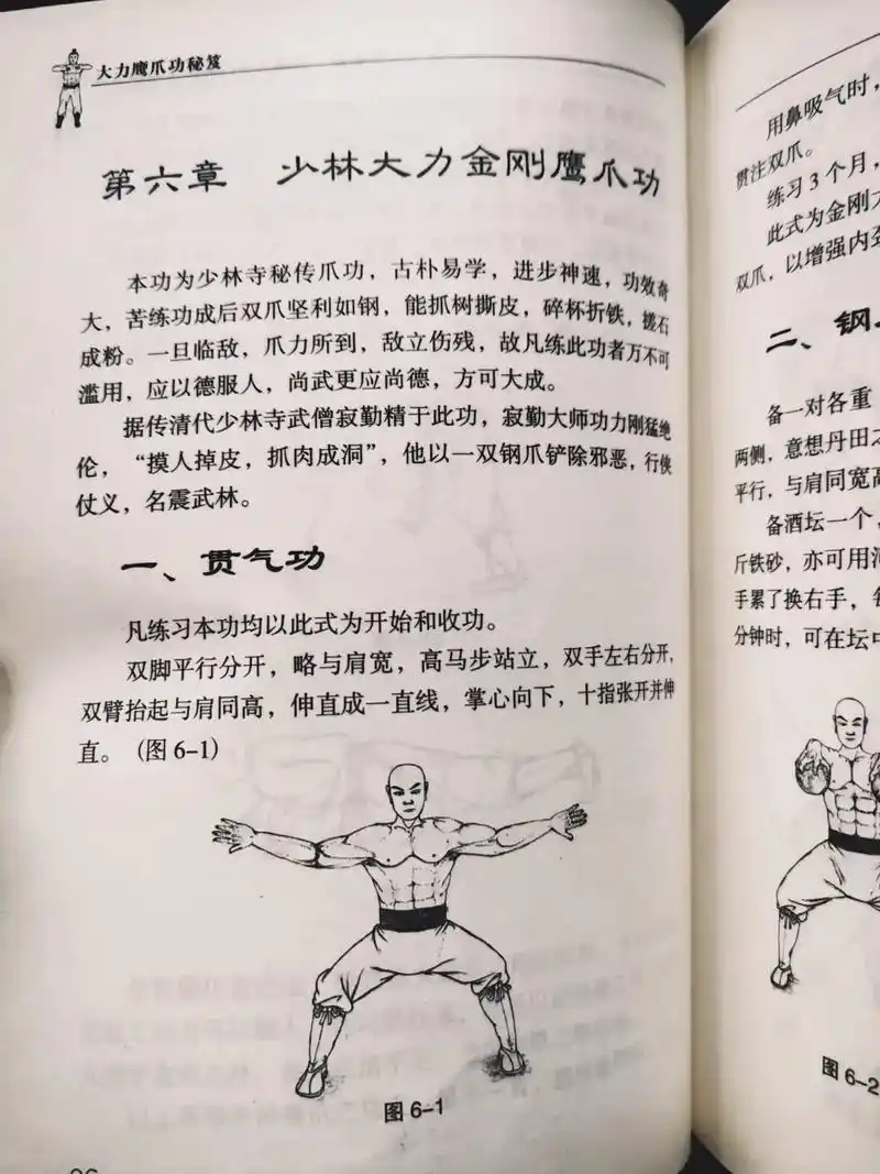 习练鹰爪功6.少林大力鹰爪功:注重指的淬炼与强化,锻炼过程中 - 抖音
