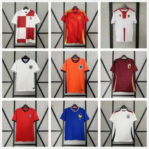 2425国家队欧洲杯球衣英格兰葡萄牙西班牙意大利威尔士泰版足球衣