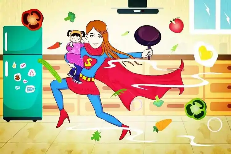 每位妈妈都是一位全能的超人,无所不能,无所不会.