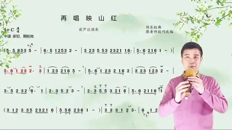葫芦丝演奏《再唱映山红》经典歌曲百听不厌,悠扬动听,值得欣赏