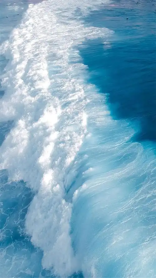 清凉浪花高清手机壁纸